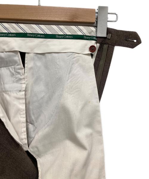 Henry Cotton's（ヘンリーコットンズ）Henry Cotton's (ヘンリーコットンズ) ウールセットアップスーツ ブラウン サイズ:48の古着・服飾アイテム