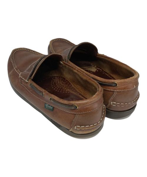 PARABOOT（パラブーツ）PARABOOT (パラブーツ) BEAMS (ビームス) コインローファー ブラウン サイズ:9の古着・服飾アイテム