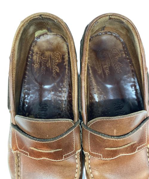 PARABOOT（パラブーツ）PARABOOT (パラブーツ) BEAMS (ビームス) コインローファー ブラウン サイズ:9の古着・服飾アイテム