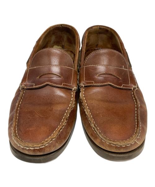 PARABOOT（パラブーツ）PARABOOT (パラブーツ) BEAMS (ビームス) コインローファー ブラウン サイズ:9の古着・服飾アイテム