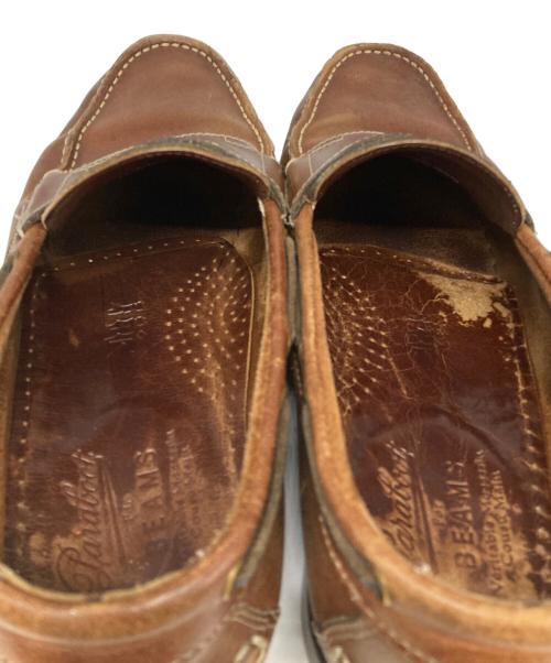 PARABOOT（パラブーツ）PARABOOT (パラブーツ) BEAMS (ビームス) コインローファー ブラウン サイズ:9の古着・服飾アイテム
