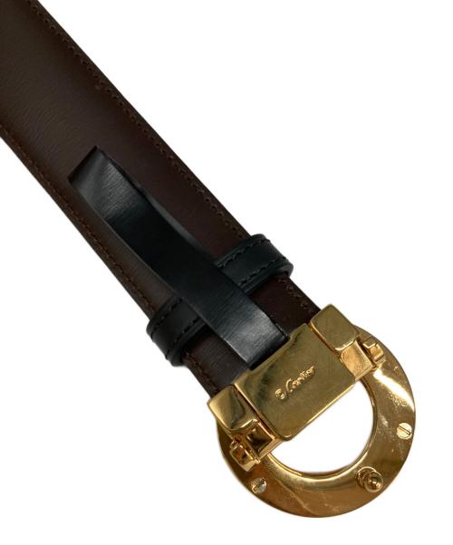 Cartier（カルティエ）Cartier (カルティエ) トリニティバックルベルト ブラックの古着・服飾アイテム