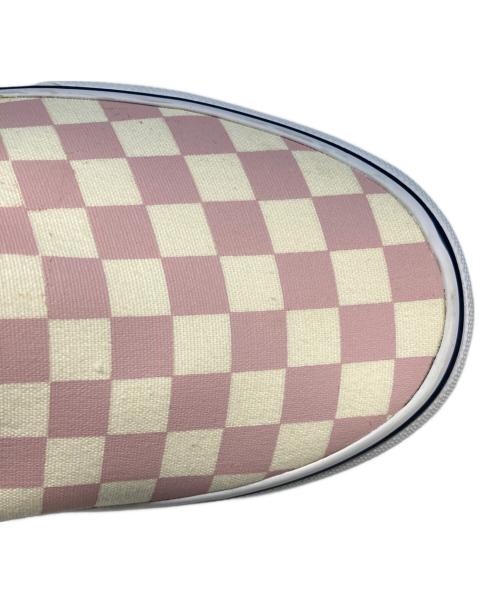 VANS（ヴァンズ）VANS (バンズ) ローカットスニーカー アイボリー×ピンク サイズ:26.5の古着・服飾アイテム