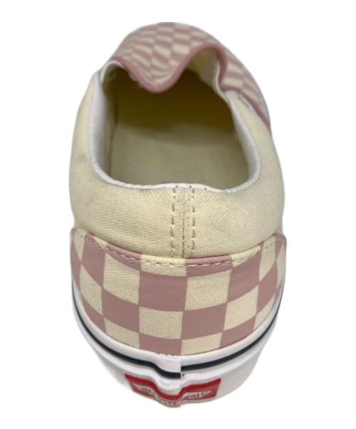 VANS（ヴァンズ）VANS (バンズ) ローカットスニーカー アイボリー×ピンク サイズ:26.5の古着・服飾アイテム