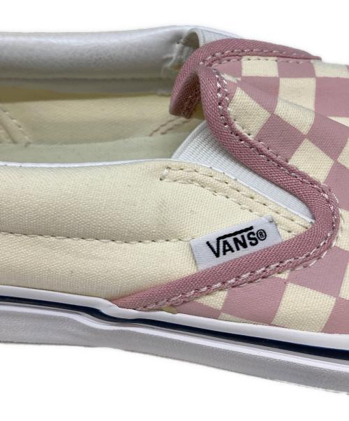 VANS（ヴァンズ）VANS (バンズ) ローカットスニーカー アイボリー×ピンク サイズ:26.5の古着・服飾アイテム