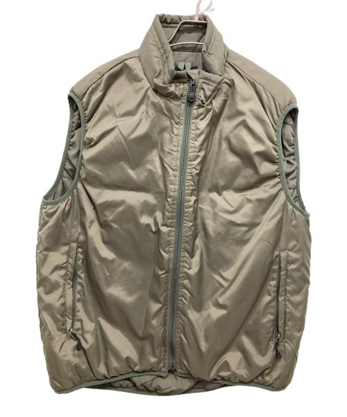 waiper（ワイパー）WAIPER (ワイパー) LIGHT PUFF PRIMALOFT ベスト カーキ サイズ:Lの古着・服飾アイテム