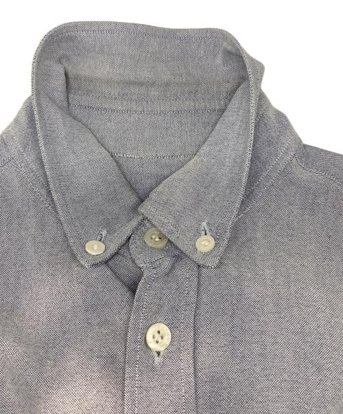 maison kitsune（メゾンキツネ）MAISON KITSUNE (メゾンキツネ) オックスフォードシャツ ブルー サイズ:37の古着・服飾アイテム