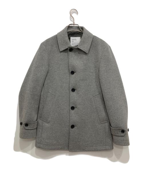 SHIPS（シップス）SHIPS (シップス) スーパー160'S メルトン シングル ピーコート グレー サイズ:Sの古着・服飾アイテム