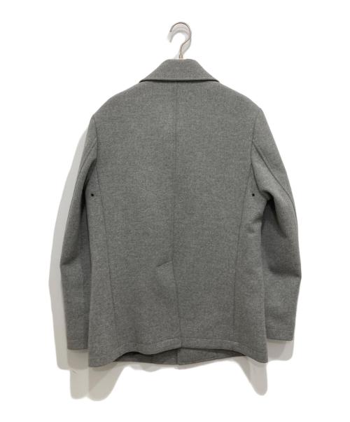 SHIPS（シップス）SHIPS (シップス) スーパー160'S メルトン シングル ピーコート グレー サイズ:Sの古着・服飾アイテム