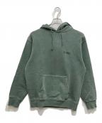 X-LARGEエクストララージ）の古着「HAVE A WILD TIME HOODED SWEAT」｜グリーン