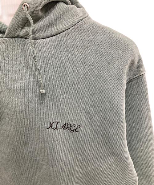 X-LARGE（エクストララージ）X-LARGE (エクストララージ) HAVE A WILD TIME HOODED SWEAT グリーン サイズ:Mの古着・服飾アイテム