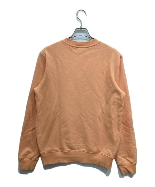 LACOSTE（ラコステ）LACOSTE (ラコステ) ビッグクロックカレッジロゴクルーネックスウェット オレンジ サイズ:S（USサイズ）の古着・服飾アイテム