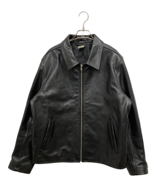Sourcream（サワークリーム）Sourcream (サワークリーム) レザージャケット ブラック サイズ:Lの古着・服飾アイテム