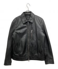 Liugoo Leathers（リューグーレザーズ）の古着「ラムレザージャケット」｜ブラック