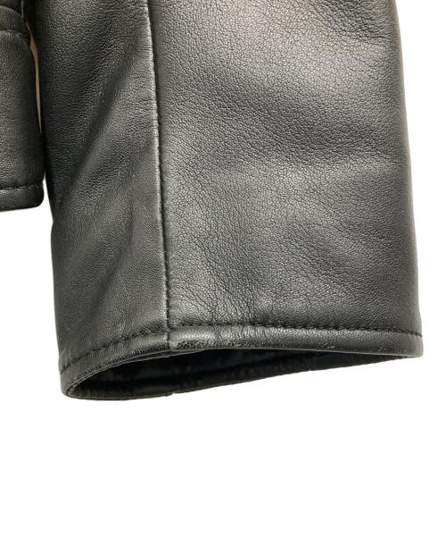 Liugoo Leathers（リューグーレザーズ）Liugoo Leathers (リューグーレザーズ) ラムレザージャケット ブラック サイズ:Mの古着・服飾アイテム