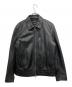 Liugoo Leathers（リューグーレザーズ）の古着「ラムレザージャケット」｜ブラック