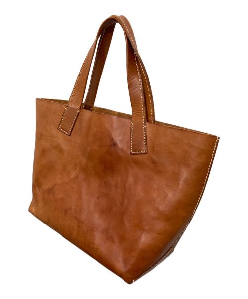 genten（ゲンテン）genten (ゲンテン) トートバッグ ブラウンの古着・服飾アイテム