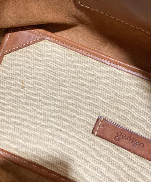 genten（ゲンテン）genten (ゲンテン) トートバッグ ブラウンの古着・服飾アイテム