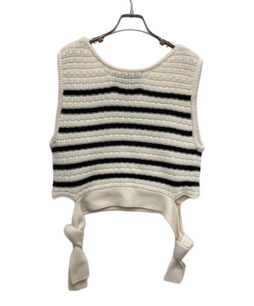 ritto（リット）ritto (リット) ニットベスト アイボリー サイズ:Fの古着・服飾アイテム