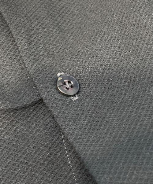 HERMES（エルメス）HERMES (エルメス) バンドカラーシャツ ネイビー サイズ:42/16　1/2の古着・服飾アイテム