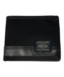 PORTER（ポーター）の古着「2つ折り財布」｜ブラック