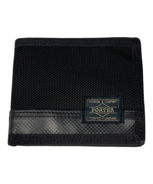 PORTER（ポーター）PORTER (ポーター) 2つ折り財布 ブラックの古着・服飾アイテム