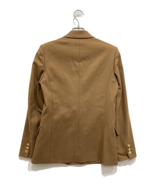 allureville（アルアバイル）allureville (アルアバイル) 金ボタンダブルブレストジャケット ブラウン サイズ:1の古着・服飾アイテム