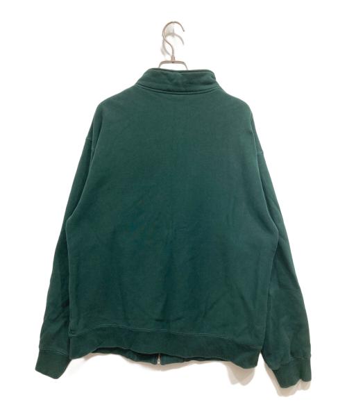 HUF（ハフ）HUF (ハフ) ジップパーカー グリーン サイズ:Mの古着・服飾アイテム