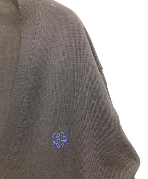 LOEWE（ロエベ）LOEWE (ロエベ) アナグラムロゴ刺繍カーディガン ブラック サイズ:Lの古着・服飾アイテム