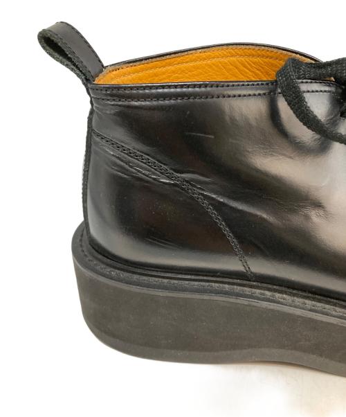 Y's for men（ワイズフォーメン）Y's for men (ワイズフォーメン) 8ホールデミブーツ ブラック サイズ:Mの古着・服飾アイテム