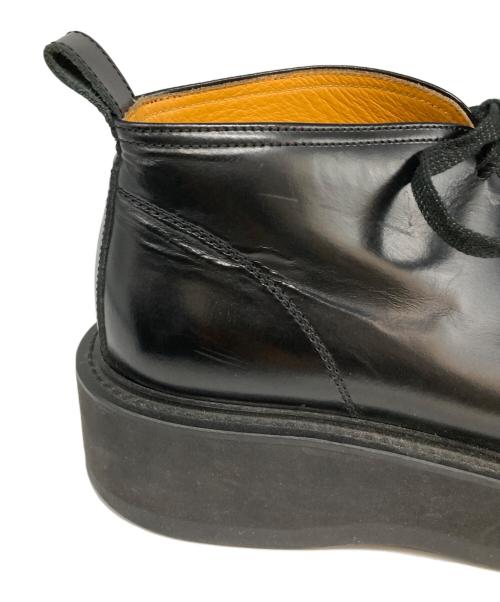 Y's for men（ワイズフォーメン）Y's for men (ワイズフォーメン) 8ホールデミブーツ ブラック サイズ:Mの古着・服飾アイテム