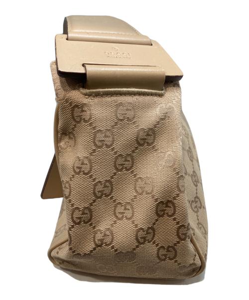 GUCCI（グッチ）GUCCI (グッチ) GGキャンバス ワンショルダーバッグ ベージュの古着・服飾アイテム