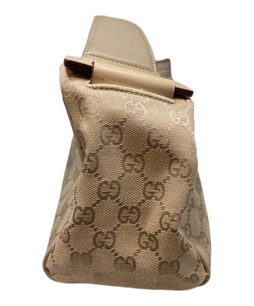 GUCCI（グッチ）GUCCI (グッチ) GGキャンバス ワンショルダーバッグ ベージュの古着・服飾アイテム
