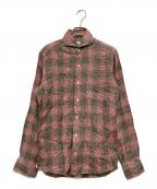 giannettoジャンネット）の古着「チェックシャツ」｜ブラウン
