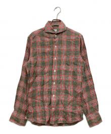 giannetto（ジャンネット）の古着「チェックシャツ」｜ブラウン
