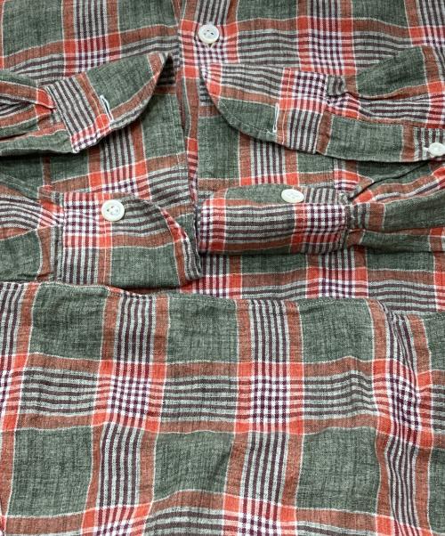 giannetto（ジャンネット）giannetto (ジャンネット) チェックシャツ ブラウン サイズ:XSの古着・服飾アイテム