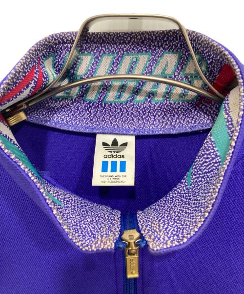 adidas（アディダス）adidas (アディダス) トラックジャケット パープル サイズ:XO（180cm）の古着・服飾アイテム