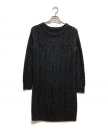 23区（ニジュウサンク）の古着「ウールアルパカワンピース」｜グレー