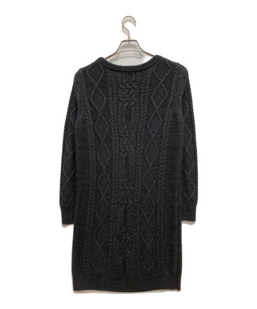 23区（ニジュウサンク）23区 (ニジュウサンク) ウールアルパカワンピース グレー サイズ:38の古着・服飾アイテム