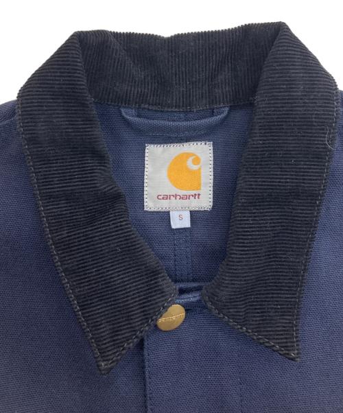 CarHartt（カーハート）CarHartt (カーハート) MICHIGAN CHORE COAT ネイビー サイズ:Sの古着・服飾アイテム
