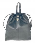 ear PAPILLONNERイアパピヨネ）の古着「巾着ショルダーバッグ」｜ブラック