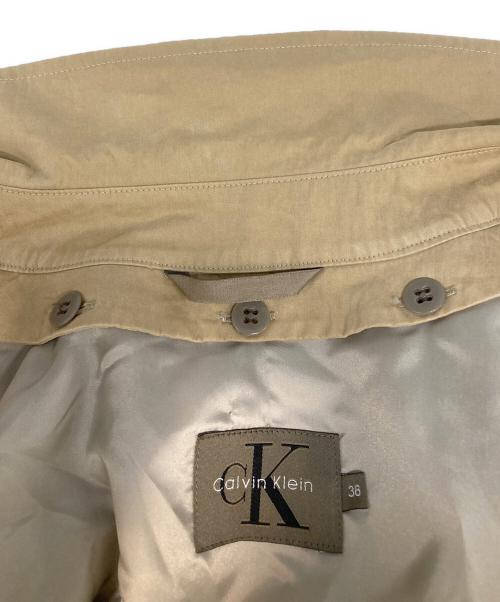ck Calvin Klein（シーケーカルバンクライン）ck Calvin Klein (シーケーカルバンクライン) ライナー付ステンカラーコート ベージュ サイズ:38の古着・服飾アイテム