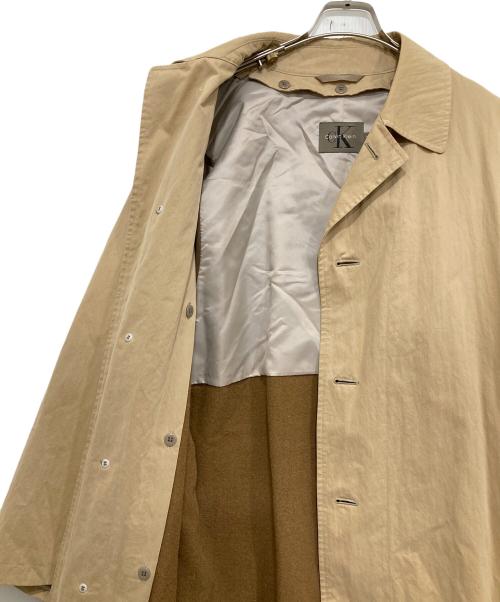 ck Calvin Klein（シーケーカルバンクライン）ck Calvin Klein (シーケーカルバンクライン) ライナー付ステンカラーコート ベージュ サイズ:38の古着・服飾アイテム