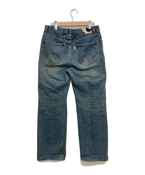 BADWAY（バッドウェイ）BADWAY (バッドウェイ) Blast studs denim インディゴ サイズ:Lの古着・服飾アイテム