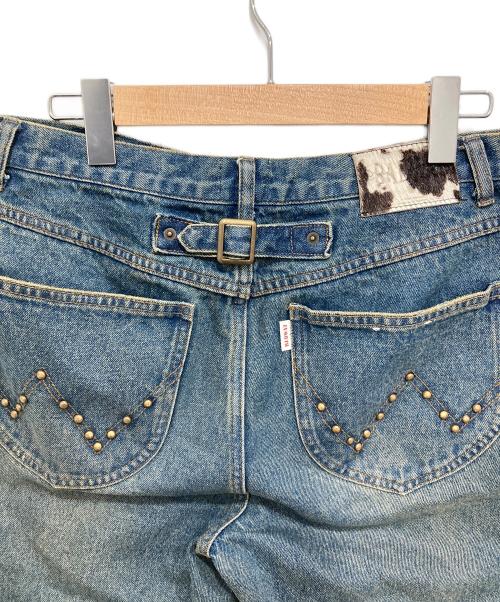 BADWAY（バッドウェイ）BADWAY (バッドウェイ) Blast studs denim インディゴ サイズ:Lの古着・服飾アイテム