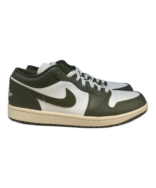 NIKE（ナイキ）NIKE (ナイキ) WMNS AIR JORDAN 1 LOW ホワイト×オリーブ サイズ:29cmの古着・服飾アイテム