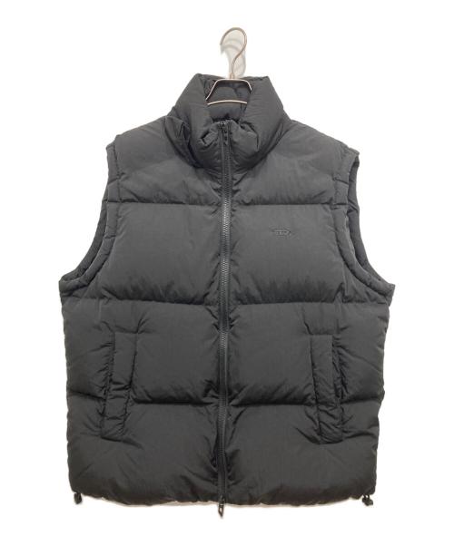 DIESEL（ディーゼル）DIESEL (ディーゼル) ダウンベスト ブラック サイズ:50の古着・服飾アイテム