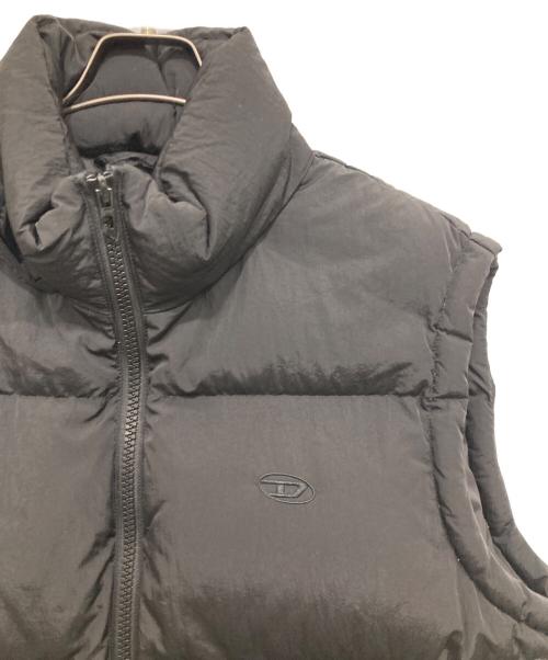 DIESEL（ディーゼル）DIESEL (ディーゼル) ダウンベスト ブラック サイズ:50の古着・服飾アイテム