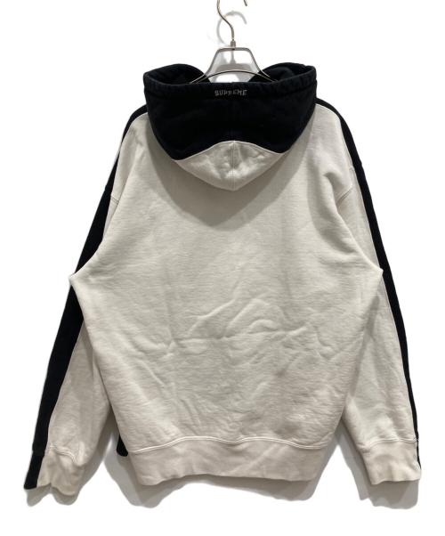SUPREME（シュプリーム）Supreme (シュプリーム) S logo hooded sweatshirt ブラック×ホワイト サイズ:Lの古着・服飾アイテム