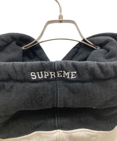 SUPREME（シュプリーム）Supreme (シュプリーム) S logo hooded sweatshirt ブラック×ホワイト サイズ:Lの古着・服飾アイテム